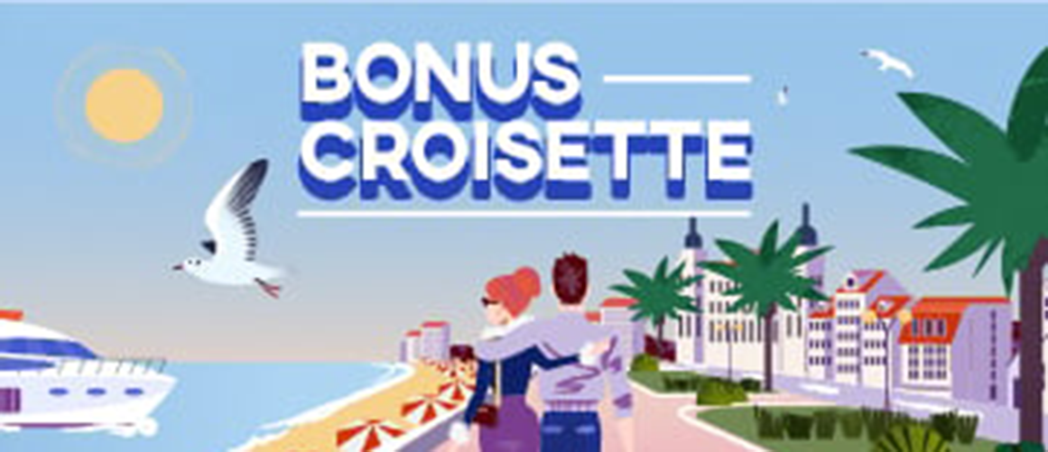 Bonus Croisette - Azur Casino - Le guide