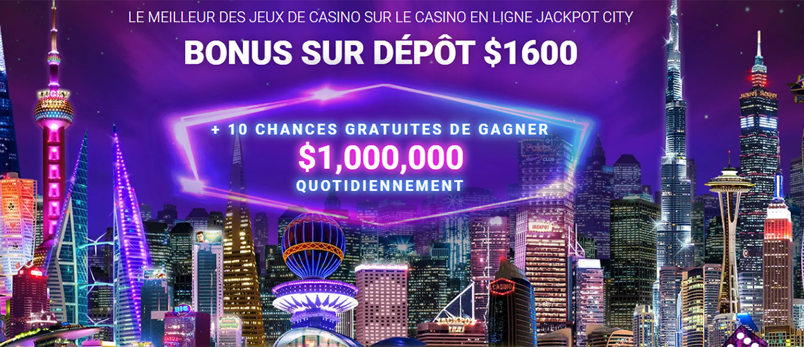 Bonus Bienvenue - Jackpot City Casino - Leguide